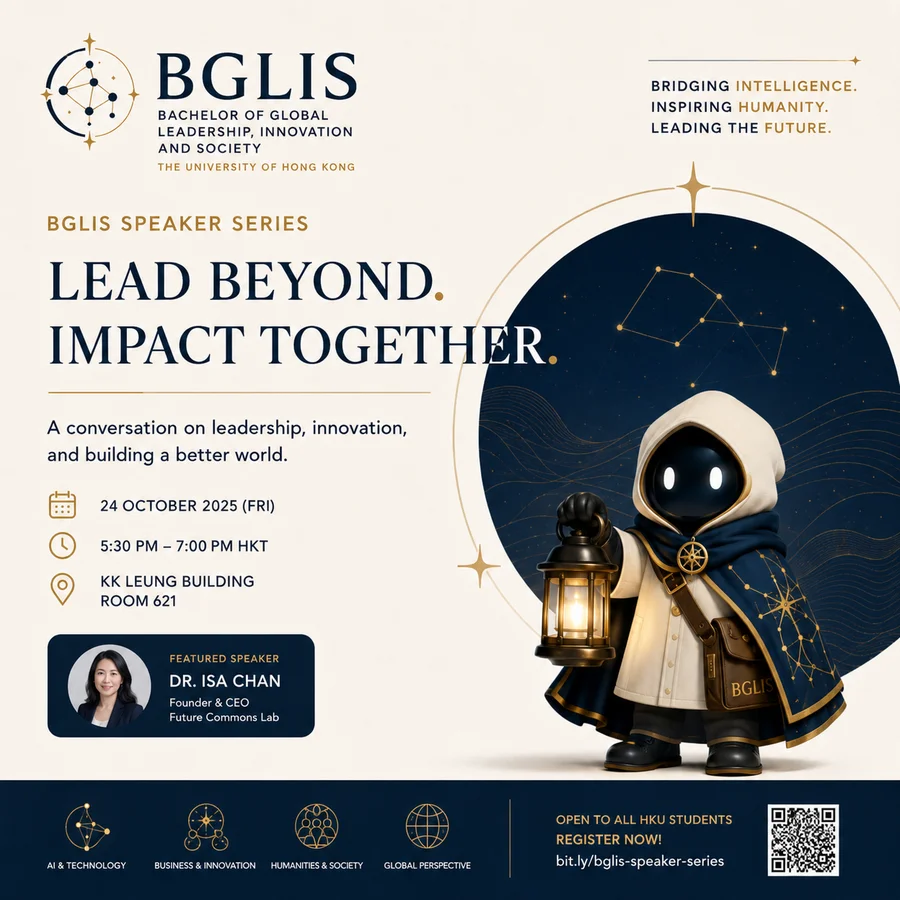 Instagram post template for a BGLIS speaker series event
